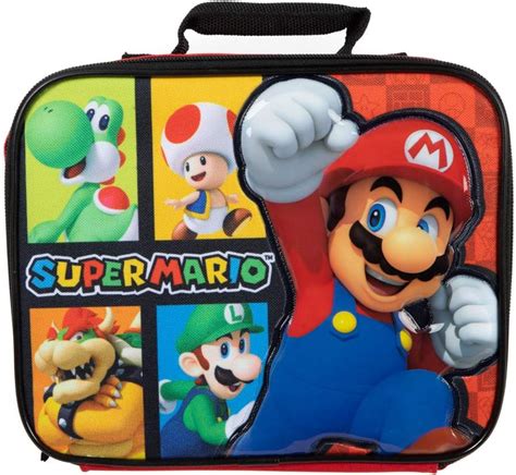 mario brothers lunch box metal|Amazon.com: Mario Lunch Box.